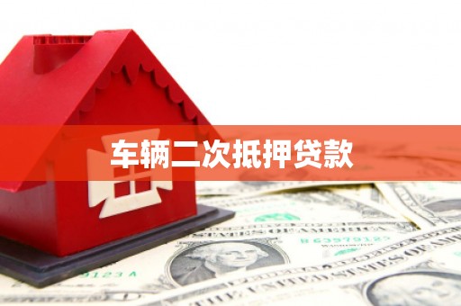 广水车辆二次抵押贷款