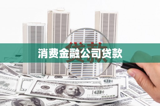 广水消费金融公司贷款
