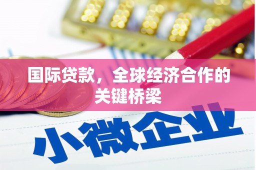 广水国际贷款，全球经济合作的关键桥梁