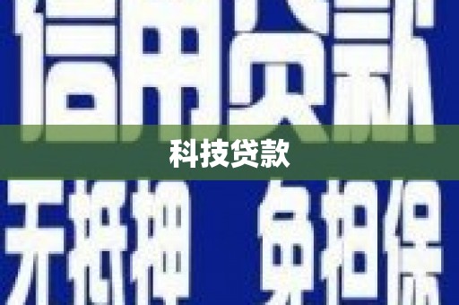 广水科技贷款