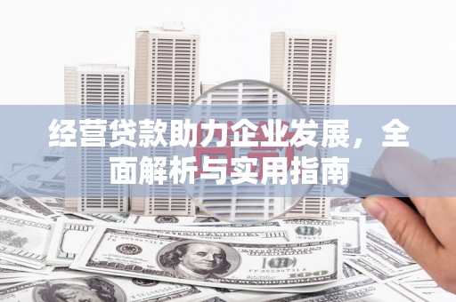 广水经营贷款助力企业发展，全面解析与实用指南