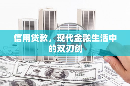 广水信用贷款，现代金融生活中的双刃剑