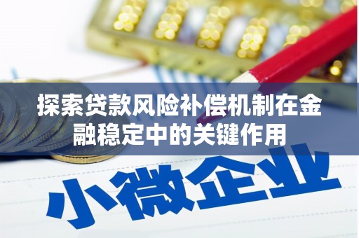 广水探索贷款风险补偿机制在金融稳定中的关键作用