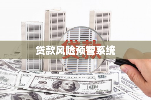 广水贷款风险预警系统