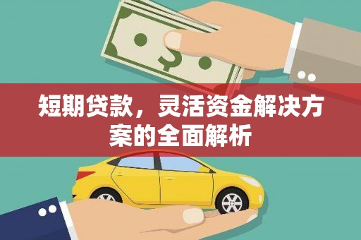 广水短期贷款，灵活资金解决方案的全面解析
