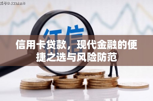 广水信用卡贷款，现代金融的便捷之选与风险防范