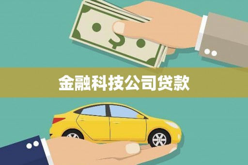 广水金融科技公司贷款