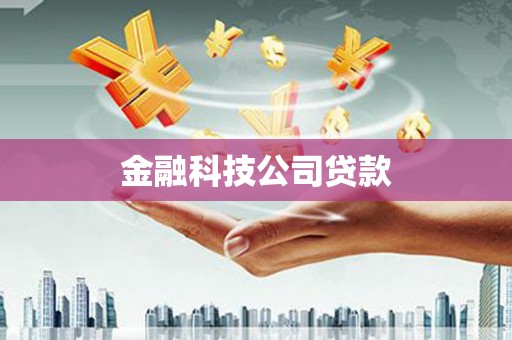 广水金融科技公司贷款