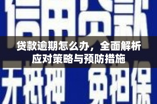 广水贷款逾期怎么办，全面解析应对策略与预防措施