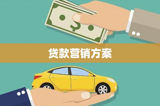 广水贷款营销方案