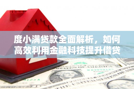 广水度小满贷款全面解析，如何高效利用金融科技提升借贷体验