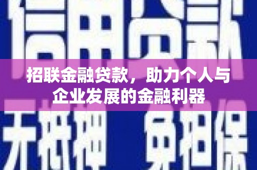 广水招联金融贷款，助力个人与企业发展的金融利器