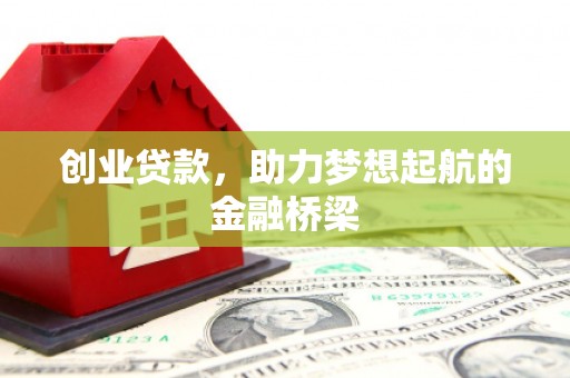 广水创业贷款，助力梦想起航的金融桥梁