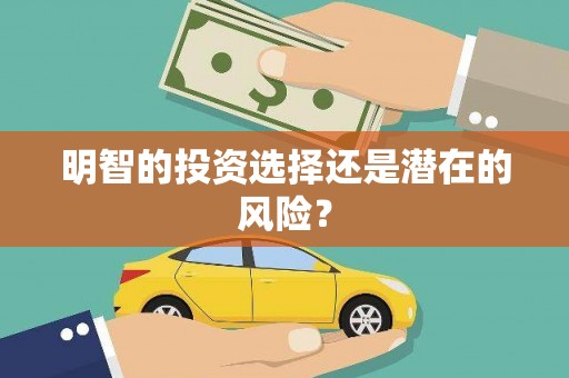 广水明智的投资选择还是潜在的风险？