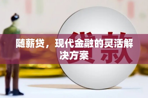广水随薪贷，现代金融的灵活解决方案