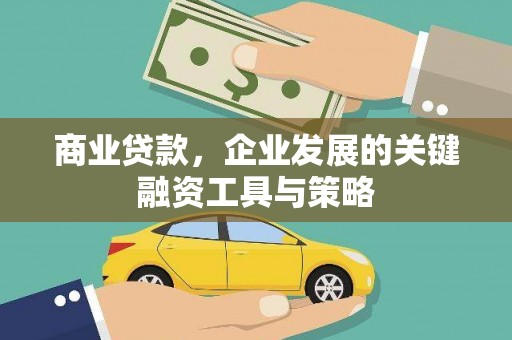 广水商业贷款，企业发展的关键融资工具与策略