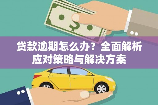 广水贷款逾期怎么办？全面解析应对策略与解决方案