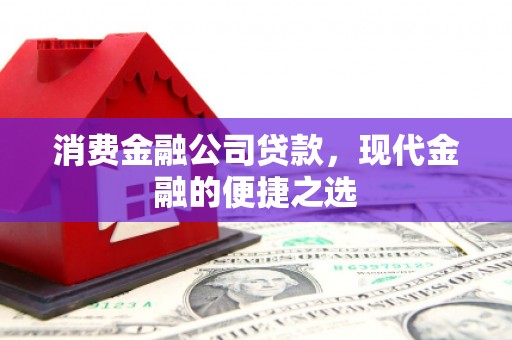 广水消费金融公司贷款，现代金融的便捷之选