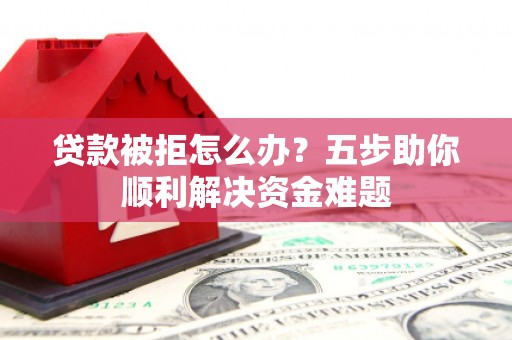 广水贷款被拒怎么办？五步助你顺利解决资金难题