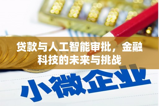 广水贷款与人工智能审批，金融科技的未来与挑战