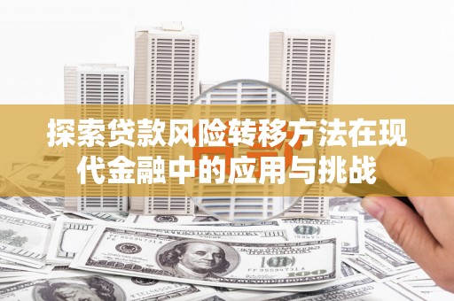 广水探索贷款风险转移方法在现代金融中的应用与挑战
