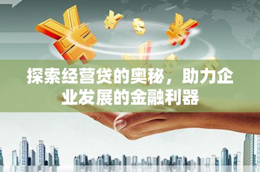 广水探索经营贷的奥秘，助力企业发展的金融利器