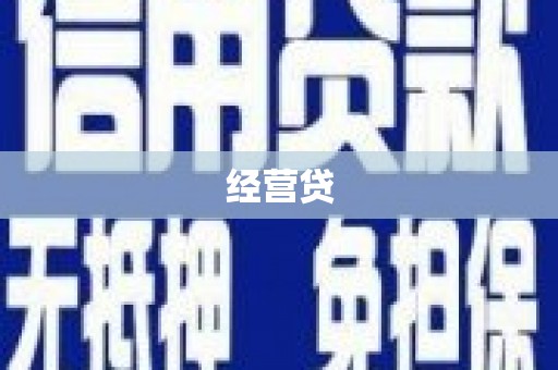 广水经营贷