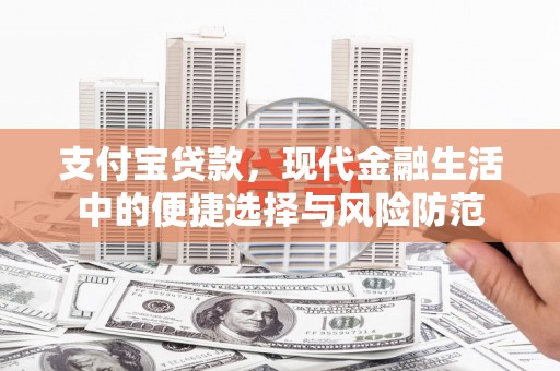广水支付宝贷款，现代金融生活中的便捷选择与风险防范