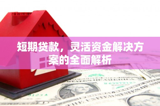 广水短期贷款，灵活资金解决方案的全面解析