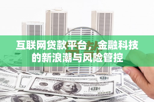 广水互联网贷款平台，金融科技的新浪潮与风险管控