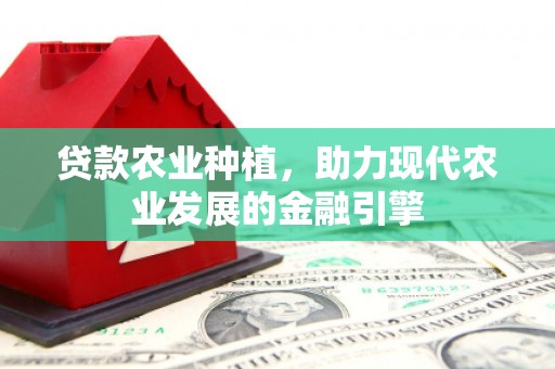 广水贷款农业种植，助力现代农业发展的金融引擎