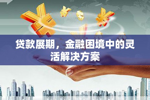 广水贷款展期，金融困境中的灵活解决方案