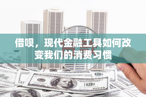 广水借呗，现代金融工具如何改变我们的消费习惯