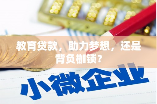 广水教育贷款，助力梦想，还是背负枷锁？