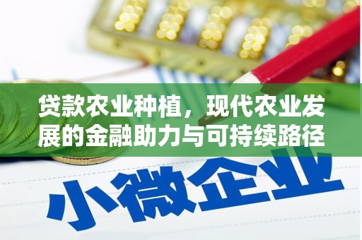 广水贷款农业种植，现代农业发展的金融助力与可持续路径