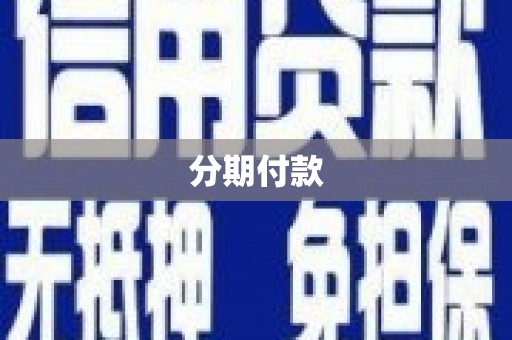 广水分期付款
