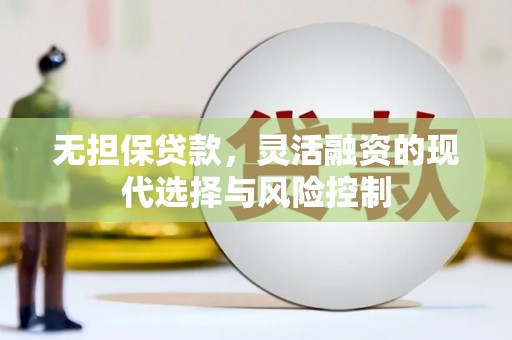 广水无担保贷款，灵活融资的现代选择与风险控制