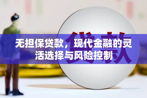 广水无担保贷款，现代金融的灵活选择与风险控制
