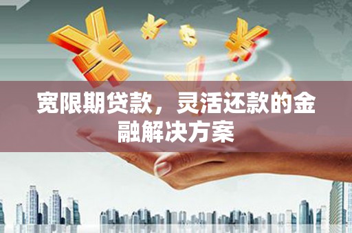广水宽限期贷款，灵活还款的金融解决方案