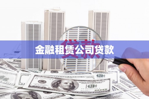 广水金融租赁公司贷款