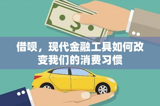 广水借呗，现代金融工具如何改变我们的消费习惯