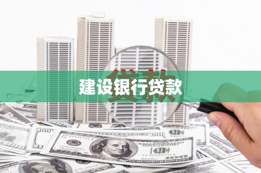广水建设银行贷款