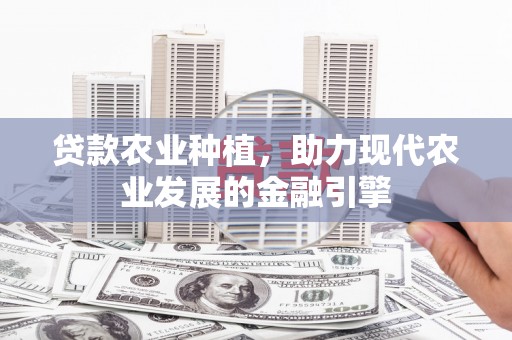 广水贷款农业种植，助力现代农业发展的金融引擎