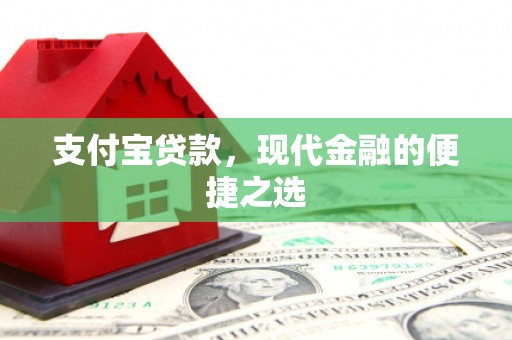 广水支付宝贷款，现代金融的便捷之选