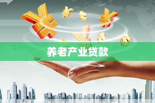 广水养老产业贷款