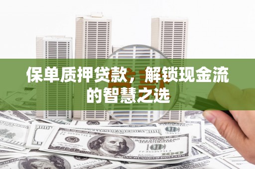 广水保单质押贷款，解锁现金流的智慧之选