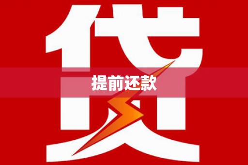 广水提前还款