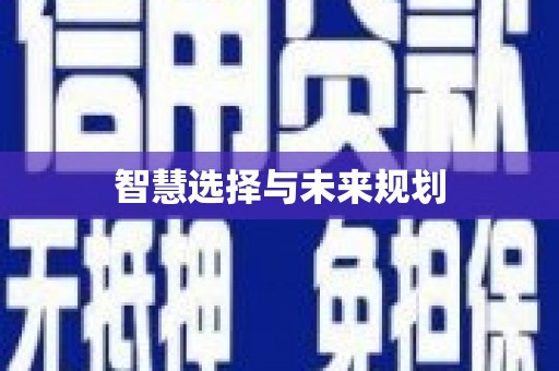 广水智慧选择与未来规划