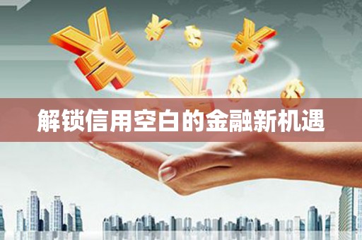 广水解锁信用空白的金融新机遇