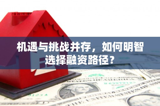 广水机遇与挑战并存，如何明智选择融资路径？